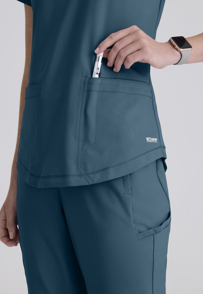 Rhythm Ciclo® Kasack mit 2 Taschen, 328 Bahama / Dunkles Petrolblau, XXL