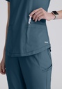 Rhythm Ciclo® Kasack mit 2 Taschen, 328 Bahama / Dunkles Petrolblau, XXL
