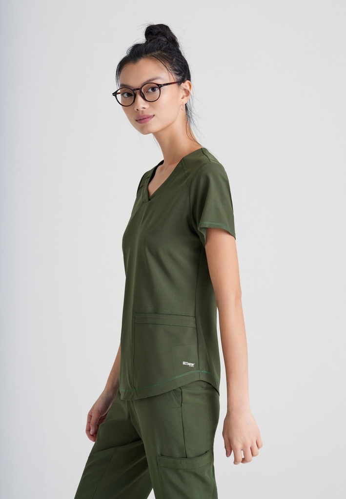 Rhythm Ciclo® Kasack mit 2 Taschen, 2348 Fern / Dunkles Olivgrün, 3XL