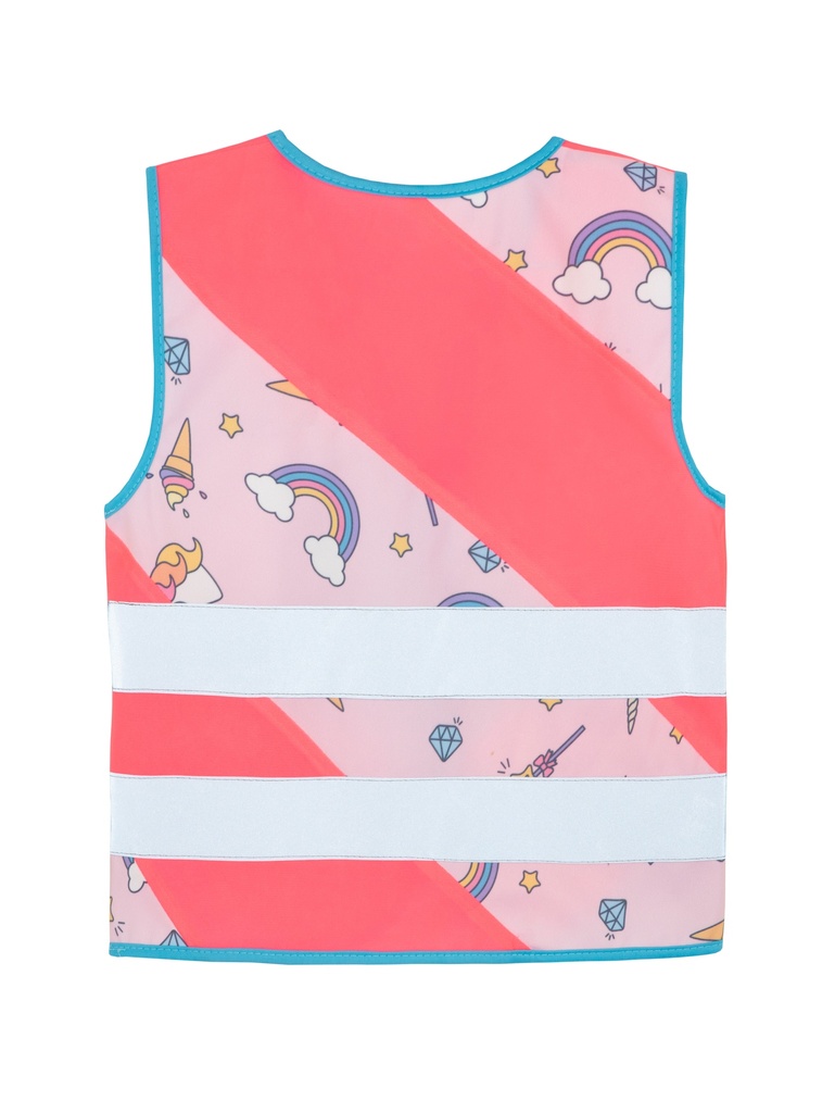 Korntex Kinder Funktionsweste Fantasie, neonpink, XXS