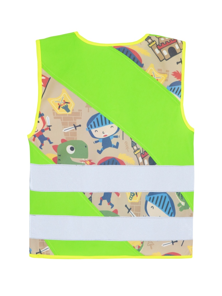 Korntex Kinder Funktionsweste Fantasie, neongrün, XS