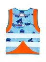 Korntex Kinder Funktionsweste Fahrzeuge, neonorange, XXS, Flugzeug