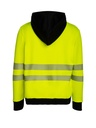 Korntex EOS Hi-Vis Hoodie EN 20471, schwarz/neongelb, L