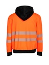 Korntex EOS Hi-Vis Hoodie EN 20471, schwarz/neonorange, S