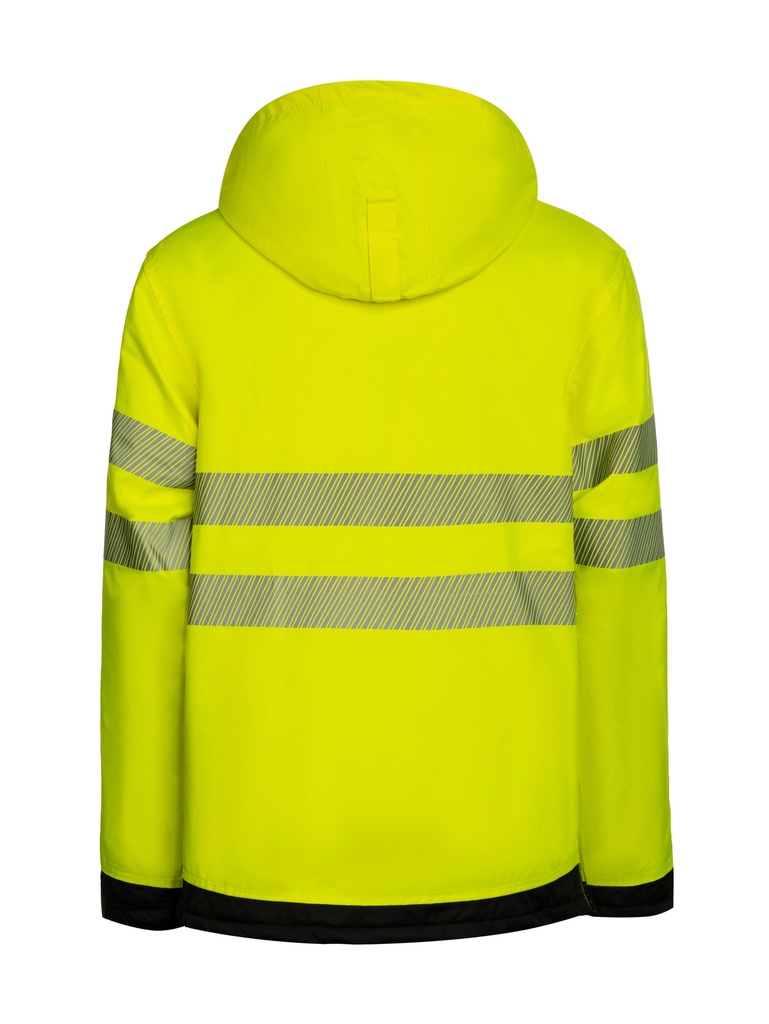 Korntex EOS Hi-Vis Parka EN 20471, schwarz/neongelb, S