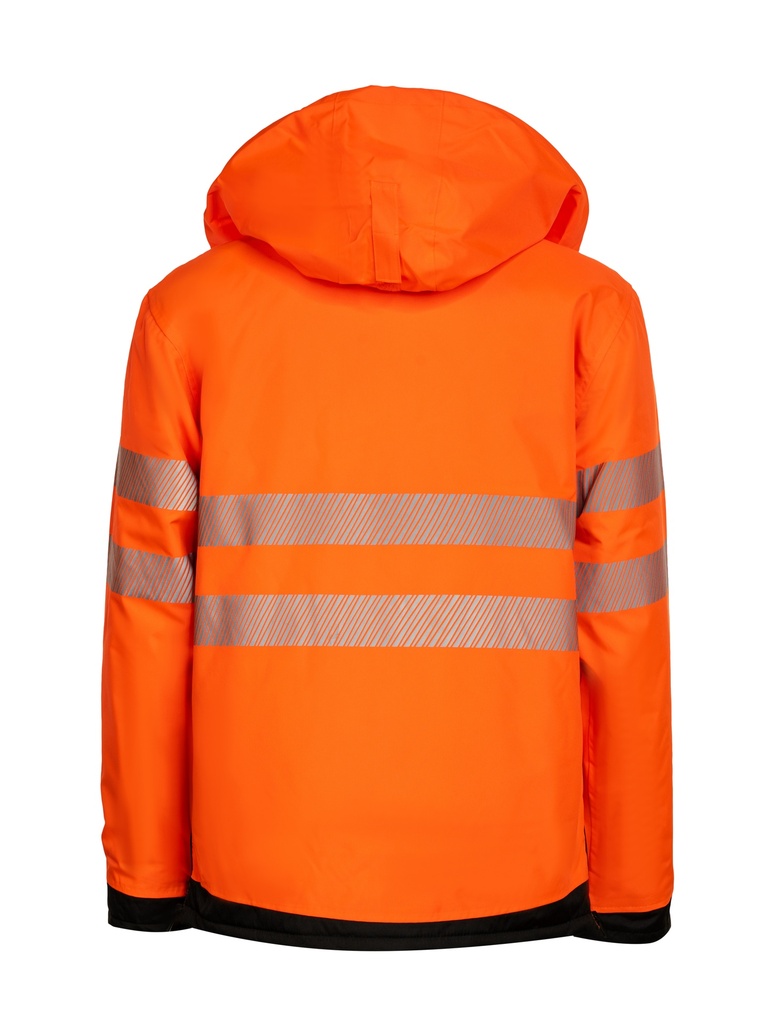 Korntex EOS Hi-Vis Parka EN 20471, schwarz/neonorange, S