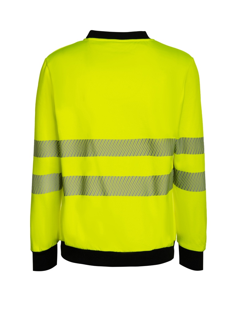 Korntex EOS Hi-Vis Sweatshirt EN 20471, schwarz/neongelb, S