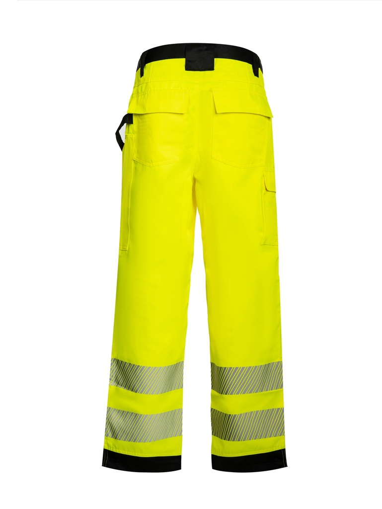 Korntex EOS Hi-Vis Hose EN 20471, schwarz/neongelb, Gr.54, Standard