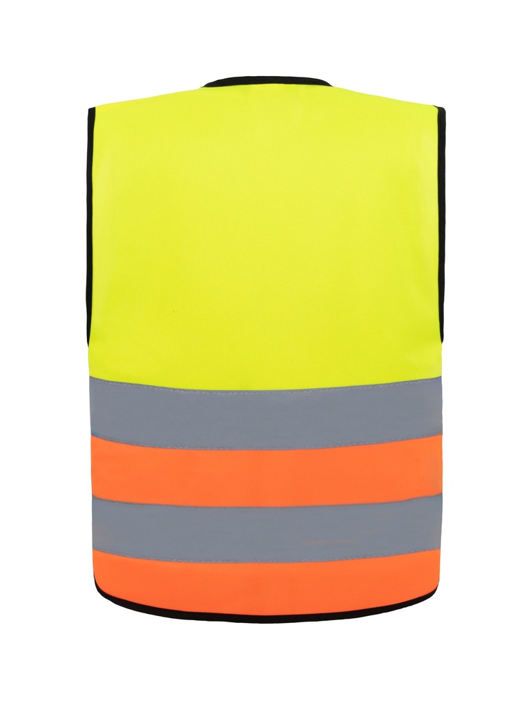 Korntex Kinder Warnweste, neongelb/neonorange, XS