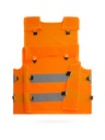 Korntex Kinder Warnponcho Anti-Strangulation, neonorange, XS