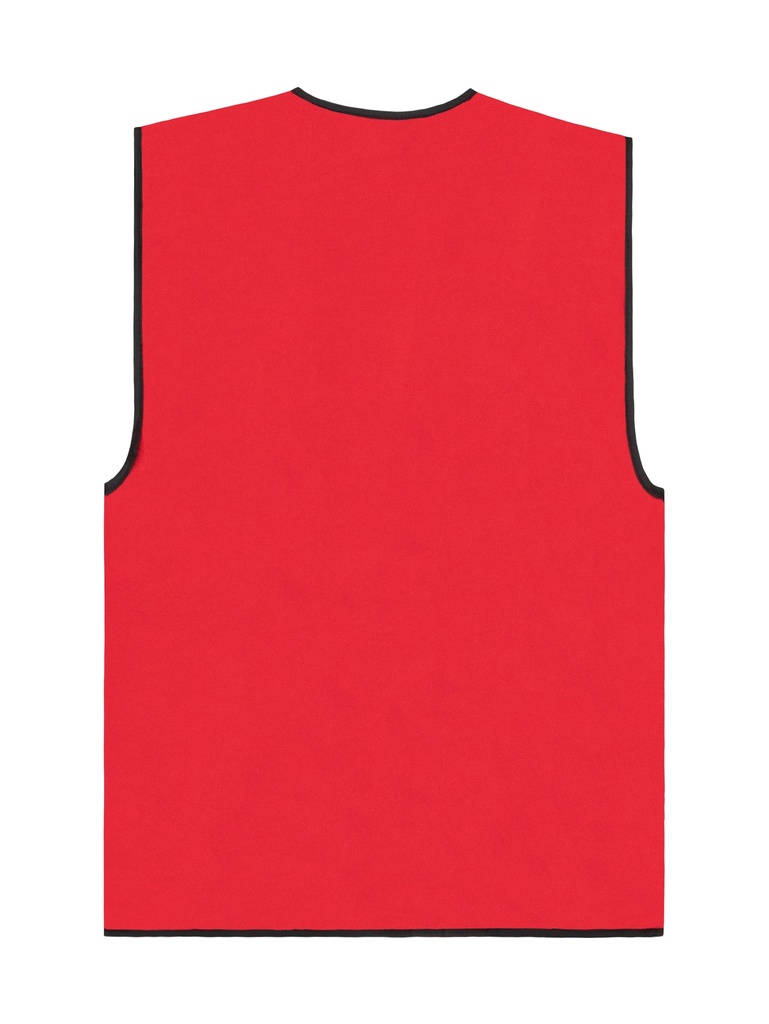 Korntex Arbeitsweste gefüttert, rot, L