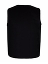 Korntex asymmetrische Kennzeichnungsweste, schwarz, XS
