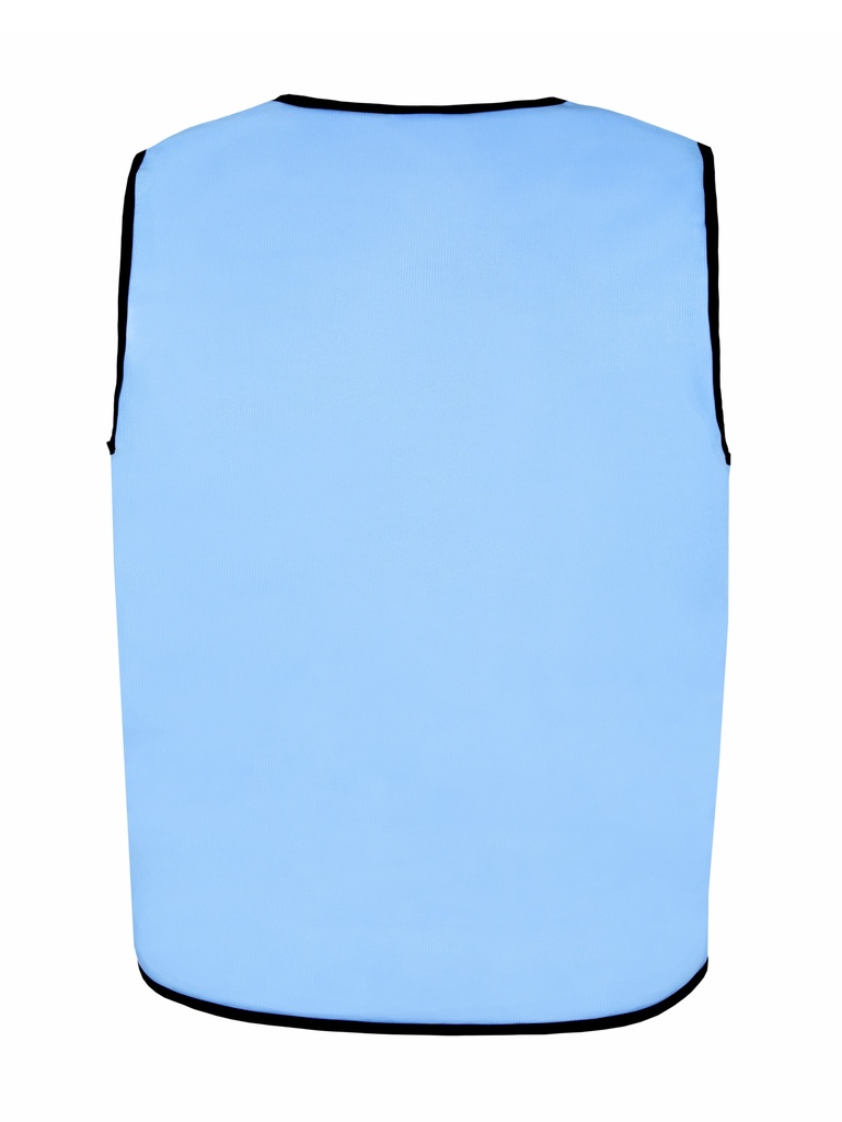 Korntex asymmetrische Kennzeichnungsweste, hellblau, L/XL