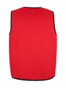 Korntex asymmetrische Kennzeichnungsweste, rot, XS