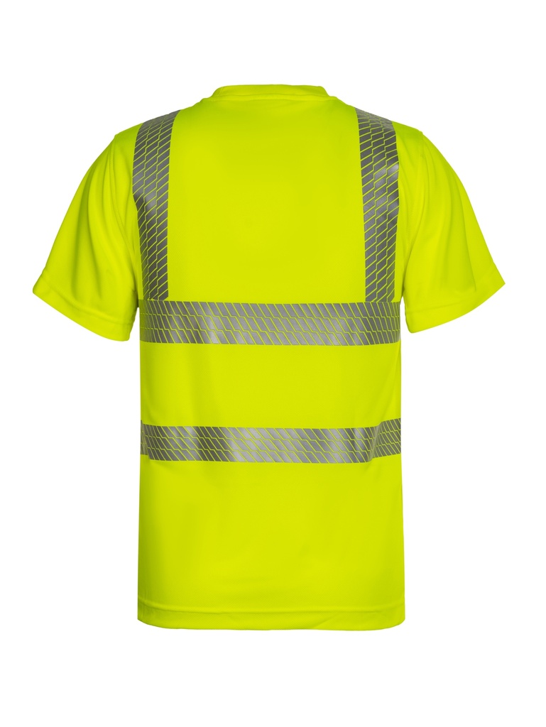 Korntex Hi-Vis T-Shirt Broken Reflex EN 20471, neongelb, S