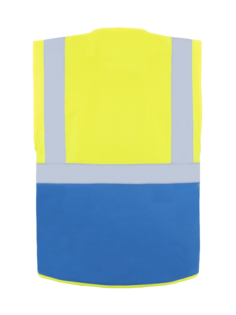 Korntex Multifunktionsweste CF, neongelb/blau, 3XL