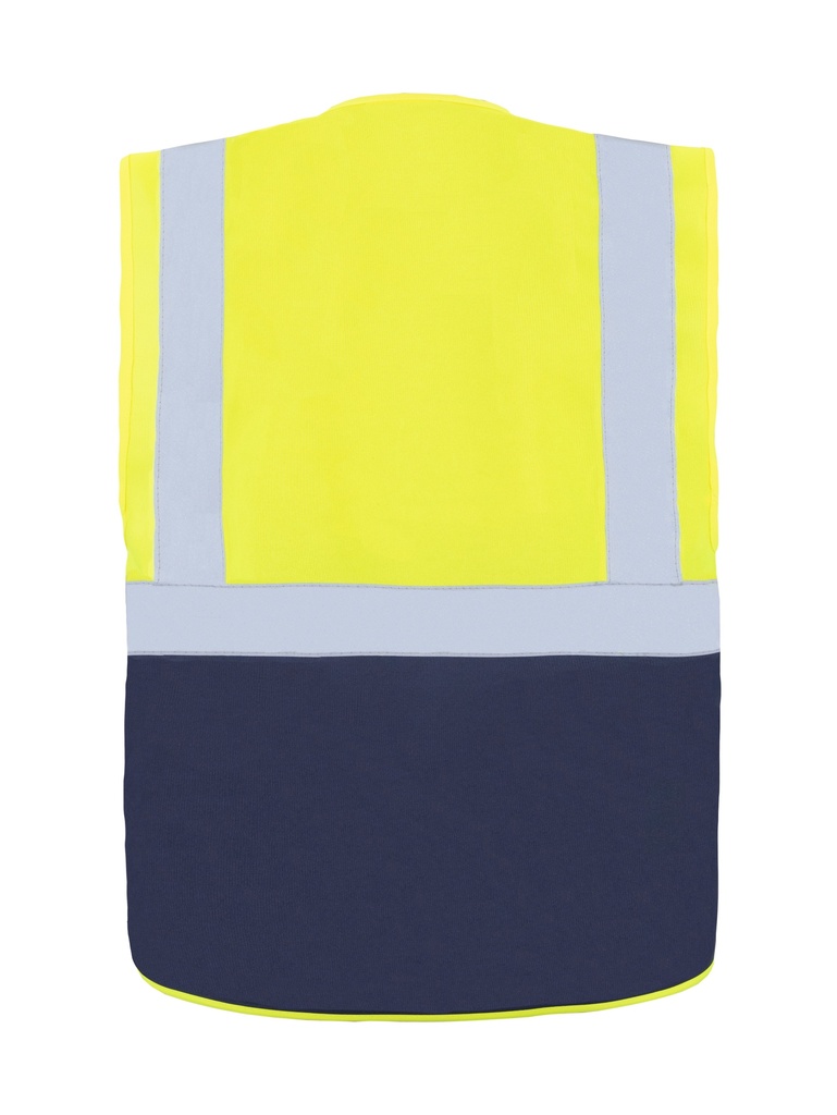 Korntex Multifunktionsweste CF, neongelb/navyblau, 5XL