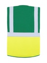 Korntex Multifunktionsweste CF, neongelb/dunkelgrün, L