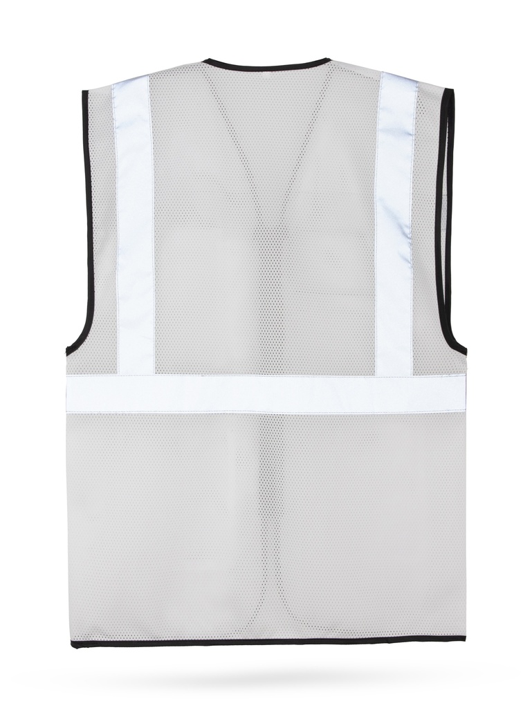 Korntex Mesh Multifunktionsweste, weiss, 4XL