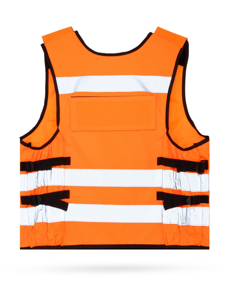 Korntex taktische Einsatzweste Premium EN 20471, neonorange, M/XL