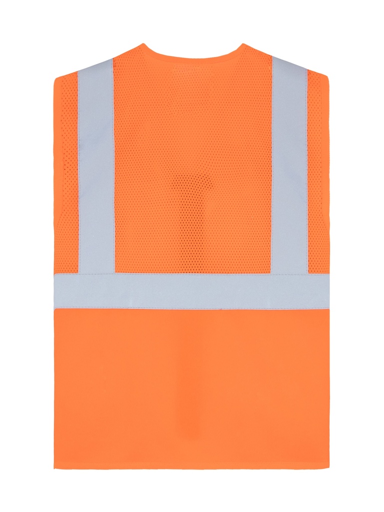 Korntex Hybrid Mesh Multifunktionsweste EN 20471, neonorange, M