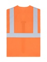 Korntex Hybrid Mesh Multifunktionsweste EN 20471, neonorange, XL
