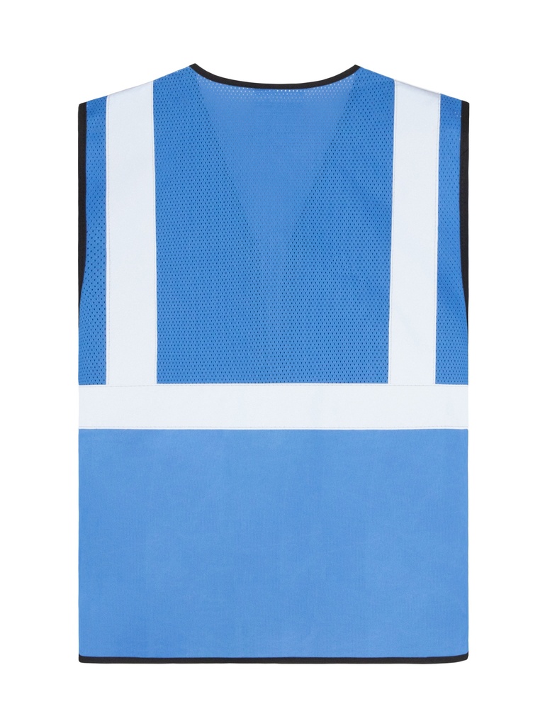 Korntex Hybrid Mesh Multifunktionsweste , blau, 5XL