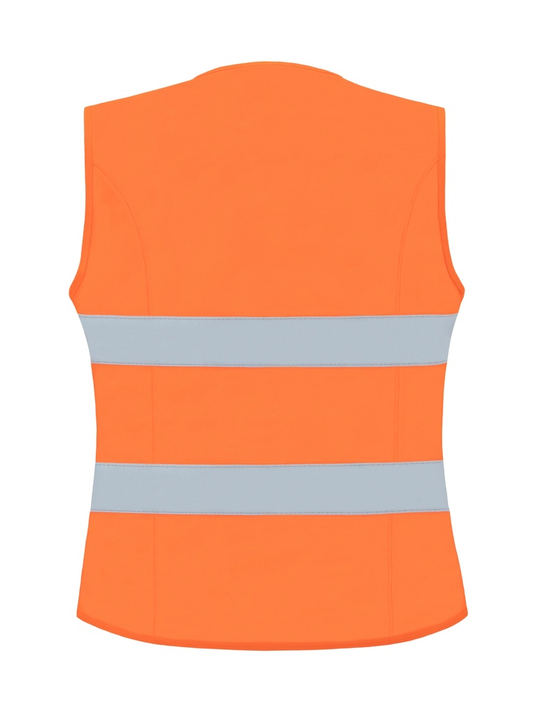 Korntex Frauen Warnweste EN 20471, neonorange, M