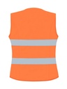 Korntex Frauen Warnweste EN 20471, neonorange, XL