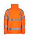 Korntex Hi-Vis Fleecejacke EN 20471, neonorange, 4XL