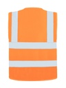 Korntex Warnweste flammenhemmend EN 14116, neonorange, 5XL
