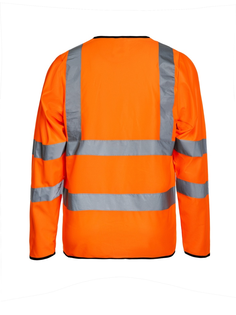 Korntex Hi-Vis leichte Warnjacke EN 20471, neonorange, L