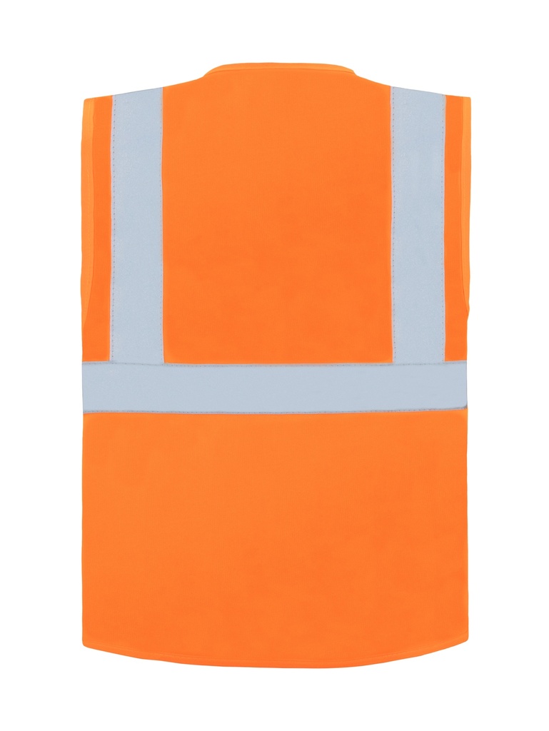 Korntex Multifunktionswarnweste EN 20471, neonorange, M
