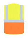 Korntex Multifunktionswarnweste EN 20471, neongelb/neonorange, 3XL