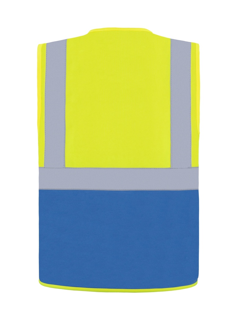 Korntex Multifunktionsweste, neongelb/blau, XL