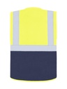Korntex Multifunktionsweste, neongelb/navyblau, M