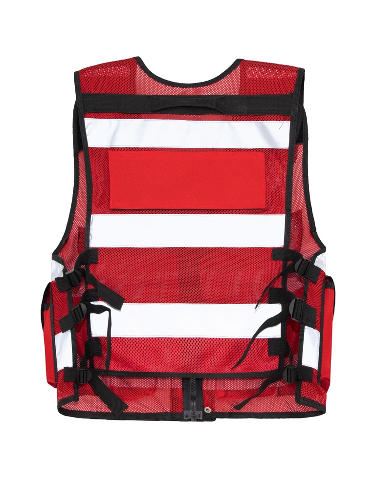 Korntex taktische Mesh Einsatzweste, rot, XXL/4XL