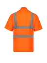 Korntex Hi-Vis Poly-Cotton Poloshirt EN 20471, neonorange, XL
