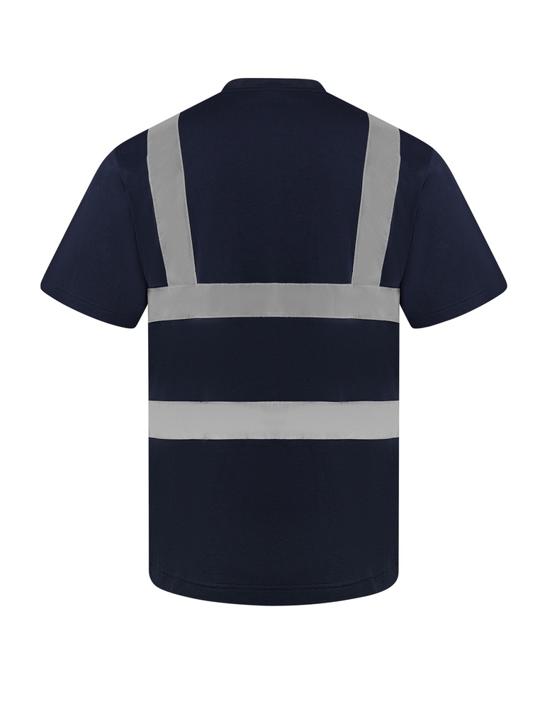 Korntex Poly-Cotton T-Shirt EN 13758, navyblau, 5XL