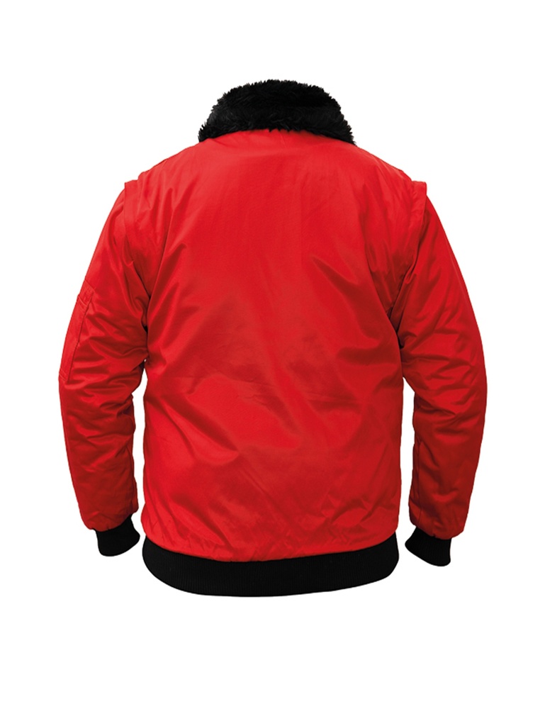 Korntex Pilotenjacke, rot, M