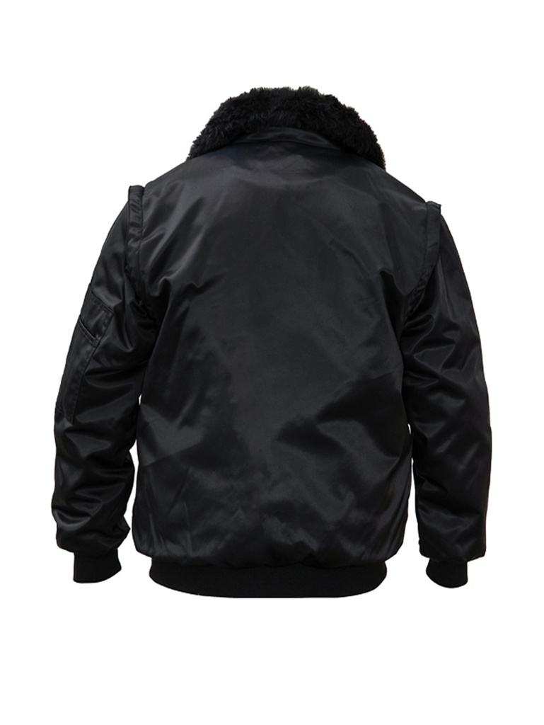 Korntex Pilotenjacke, schwarz, XS