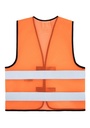 Korntex Mesh Warnweste EN 20471, neonorange, S