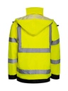 Korntex Hi-Vis leichte Regenjacke EN 20471, neongelb, L