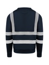 Korntex Sweatshirt mit vier Reflexstreifen, navyblau, S