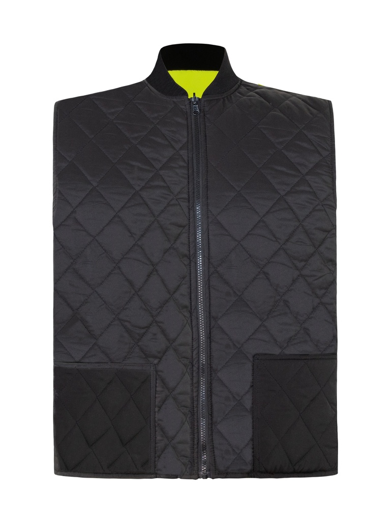 Korntex Hi-Vis 2 in 1 Bodywarmer EN 20471, neongelb, 5XL