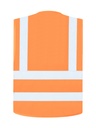 Korntex Warnweste mit vier Reflexstreifen EN 20471, neonorange, S