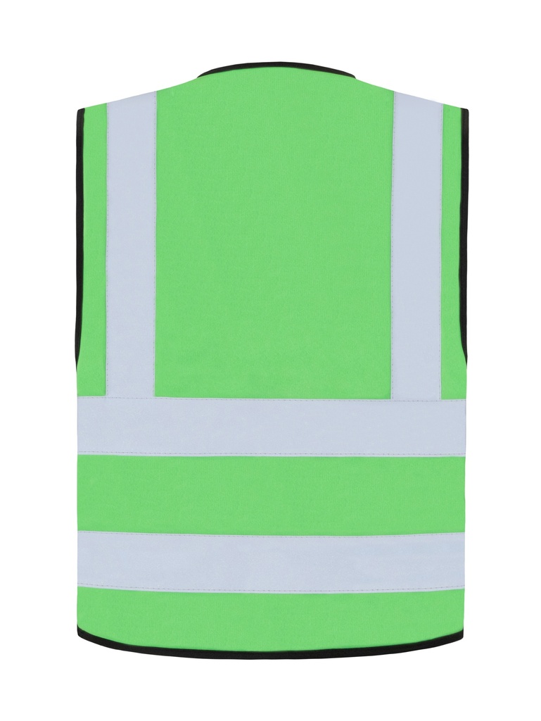 Korntex Funktionsweste mit vier Reflexstreifen, grün, 3XL