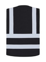 Korntex Funktionsweste mit vier Reflexstreifen, schwarz, S
