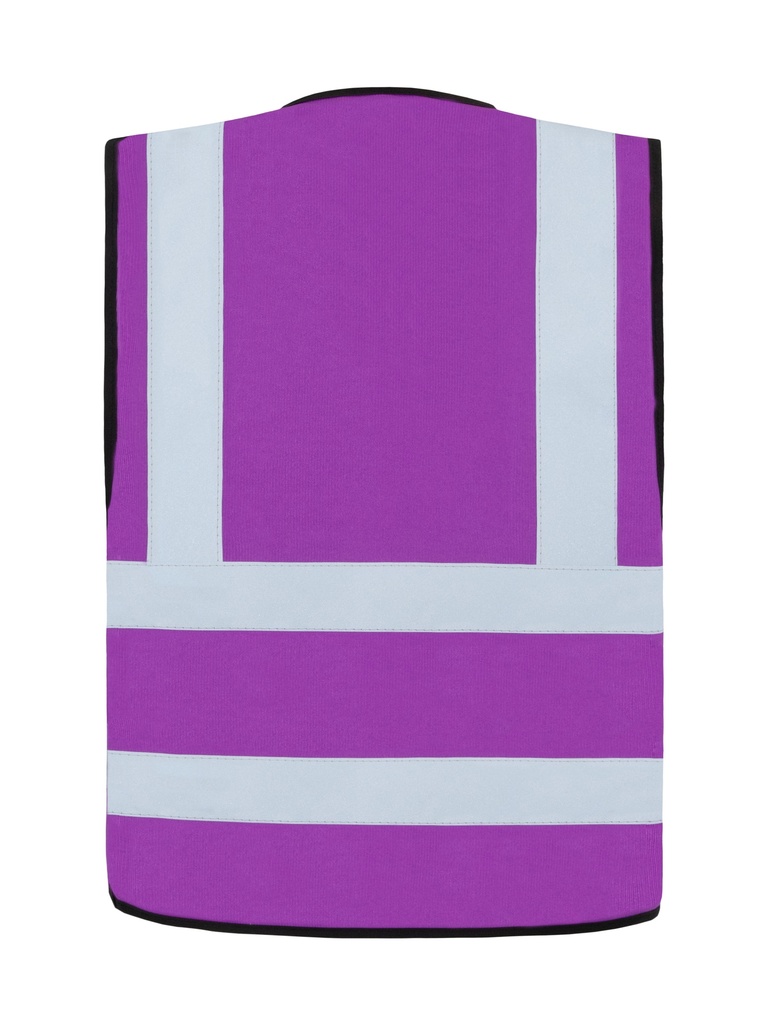 Korntex Funktionsweste mit vier Reflexstreifen, violett, 5XL