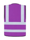 Korntex Funktionsweste mit vier Reflexstreifen, violett, 5XL